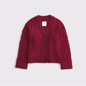 Abercrombie Seed Stich Cable Cardigan